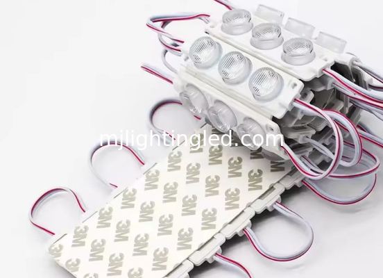 7420 1W 2835 Modulo de luz de 3 led con lente para el canal de LED proveedor