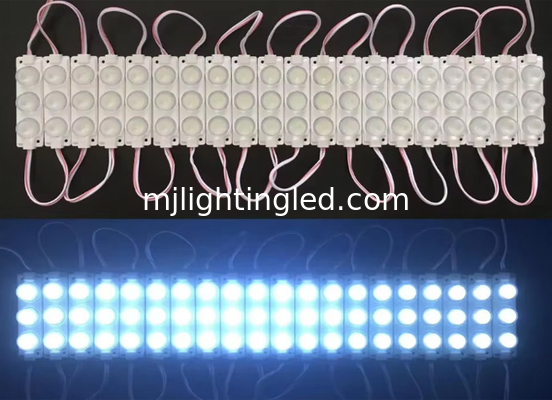 7420 1W 2835 Modulo de luz de 3 led con lente para el canal de LED proveedor