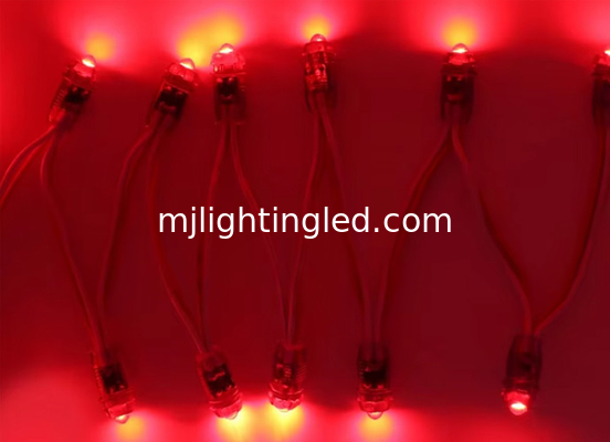 9mm 12V LED Pixels Light IP68 Modulo de píxeles LED de un solo color para iluminación de agujeros proveedor