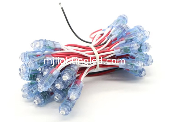 9mm 12V LED Pixels Light IP68 Modulo de píxeles LED de un solo color para iluminación de agujeros proveedor