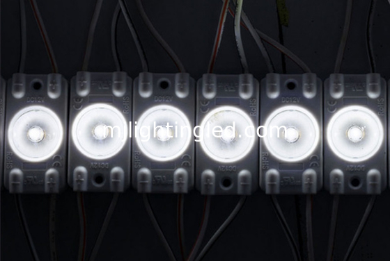12V 43x23mm 1 Modulo de luz de LED con Lenz Proyecto de luz impermeable Modulos de señalización publicitaria proveedor