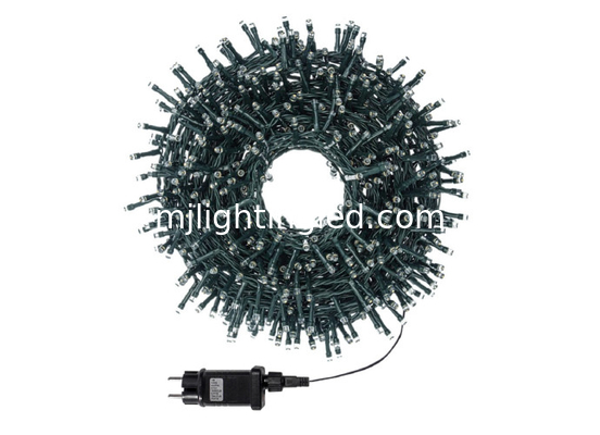Luzes de Navidad LED 1000 Blanco / Caliente Blanco Negro alambre 50 M Interior Exterior proveedor
