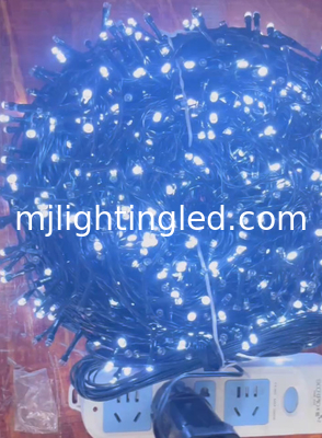 Luzes de Navidad LED 1000 Blanco / Caliente Blanco Negro alambre 50 M Interior Exterior proveedor