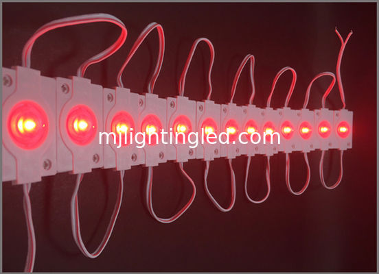 Modulo LED de inyección DC12V 3030 con lente 1.5W utilizado para letras de canal LED CE ROHS proveedor
