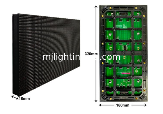 Modulo de pantalla P5 para exteriores Luz 320 * 160mm Paneles de pantalla RGB para pantalla publicitaria proveedor