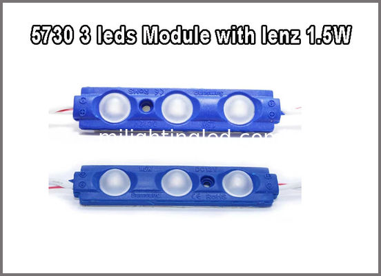 5730 3W LED Modulo 12V Rojo Verde Azul Amarillo Blanco Rosa Con Lente de 160 grados Para la caja de luz proveedor