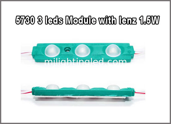 5730 3W LED Modulo 12V Rojo Verde Azul Amarillo Blanco Rosa Con Lente de 160 grados Para la caja de luz proveedor