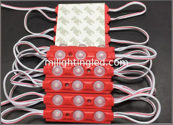 5730 3W LED Modulo 12V Rojo Verde Azul Amarillo Blanco Rosa Con Lente de 160 grados Para la caja de luz proveedor