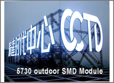 El solo color brillante estupendo 5730 y el módulo del RGB LED atan las luces para hacer publicidad de En de iluminación 3D de Letras LED Impresas proveedor