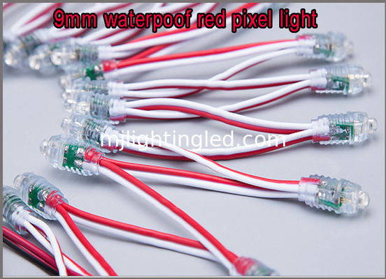 empuje de 5V 9m m a través de los pixeles estáticos del color LED del agujero para la señalización de la iluminación proveedor