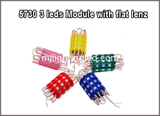 5730 3 Modulo LED 12V Modulos Luz para señalización publicitaria comercial proveedor