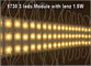 módulos de la inyección de Lenz DC12V del módulo del pixel de 1.5W 5730 3chips LED para el rosa blanco amarillo azulverde rojo de las muestras de publicidad proveedor