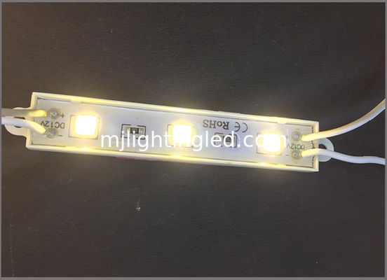 12V 3 LEDs 5050 SMD módulos LED para la pancarta de la tienda signos letras CE ROHS proveedor