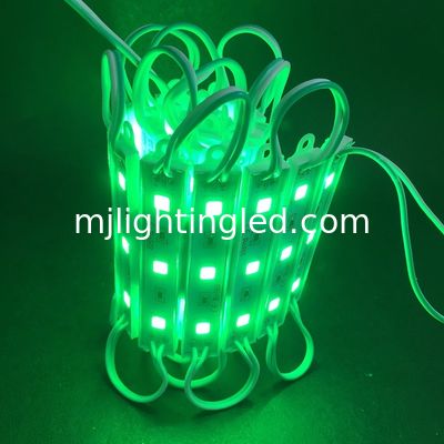 Módulos LED SMD 5050 impermeables de 12V CC, luz verde para letras de canal acrílicas proveedor