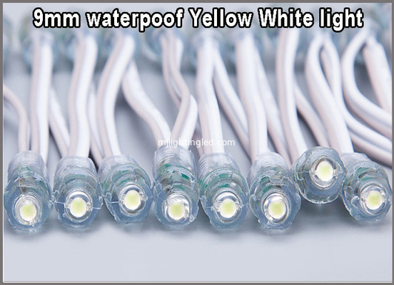 Prenda impermeable de la INMERSIÓN LED del diámetro 9m m del color de la luz DC5V del módulo del pixel de la lámpara LED de la cadena de la letra de la publicidad del LED sola proveedor