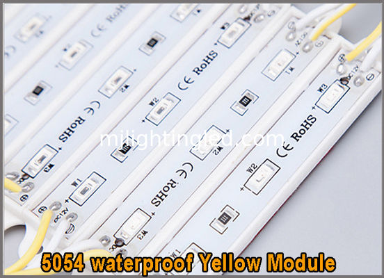 5730 DC12V 3leds Módulo LED SMD Amarillo Impermeable para Señalización Exterior proveedor