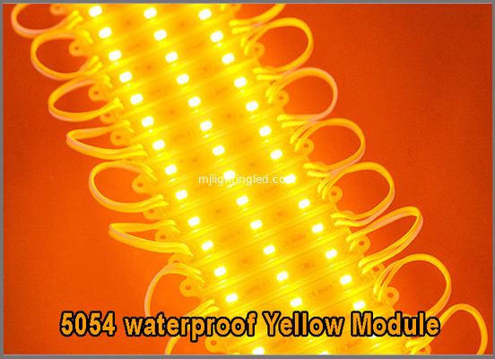 5730 contraluz ligero al aire libre de la prenda impermeable del módulo DC12V 3leds del LED para lúmenes del color amarillo de la cartelera los altos proveedor