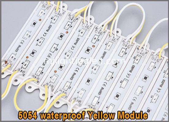 5730 DC12V 3leds Módulo LED SMD Amarillo Impermeable para Señalización Exterior proveedor
