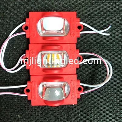 DC12V SMD2835 LED Module 3LED 1.5W IP65 Waterproof Injection LED Module With Lens For Channel Letter Advertising Sign (Módulo LED de inyección a agua con lente para el canal de las cartas de publicidad) proveedor