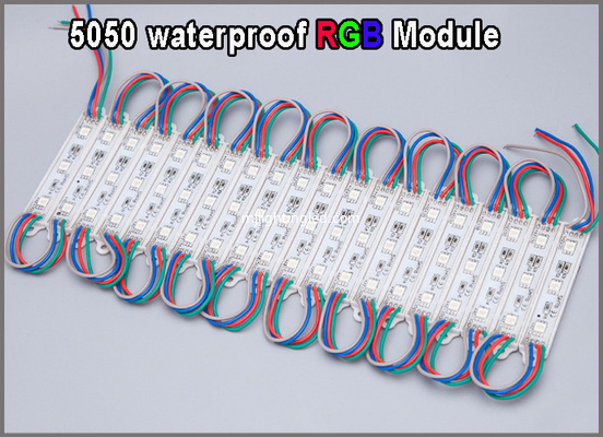 Módulo de luz LED RGB 3x5050, 75*12 módulos de cambio de color para letreros publicitarios proveedor