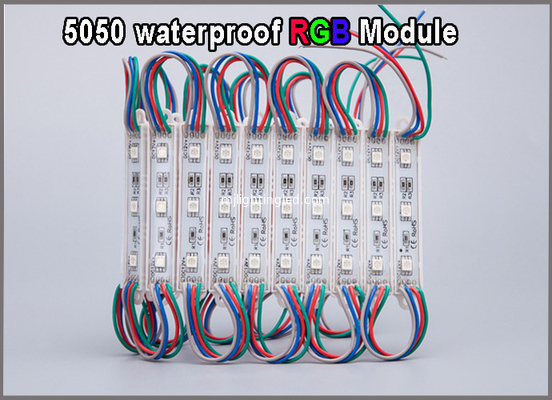 Módulo de luz LED RGB 3x5050, 75*12 módulos de cambio de color para letreros publicitarios proveedor