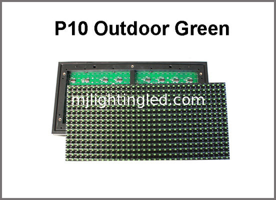 5V P10 Exhibición LED al aire libre Color verde P10 Panel LED Modulo de visualización Modulo de pantalla LED Tablero publicitario