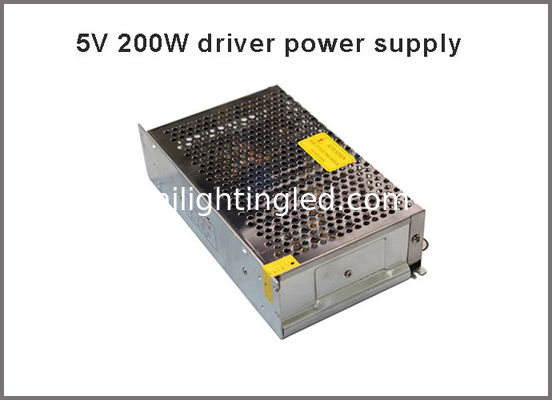 Adaptador del conductor de los transformadores LED de la iluminación de DC5V 40A para el proveedor del poder del interruptor de la luz de la tira del LED