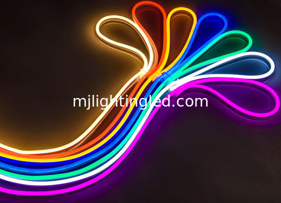 Luz de neón LED de 12 V 8 * 16 mm de lado único para bricolaje tira flexible para neón