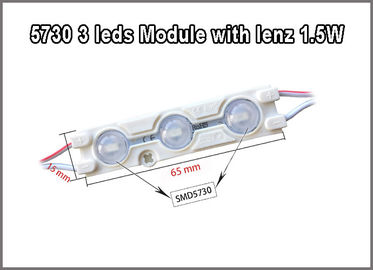 1.5W módulo LED con Lenz DC12V módulos de inyección para publicidad Rojo Verde Azul Amarillo Blanco Rosa