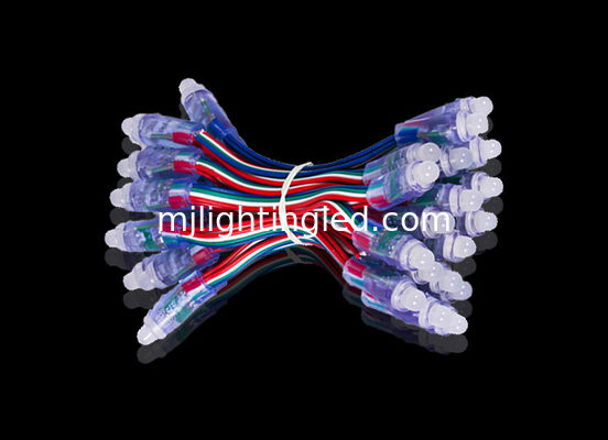 5V 12mm RGB Led Light Pixel Lamp 50pcs/String 0.3W DC5V IP67 Outdoor 3D Letter Signage Hecho en China